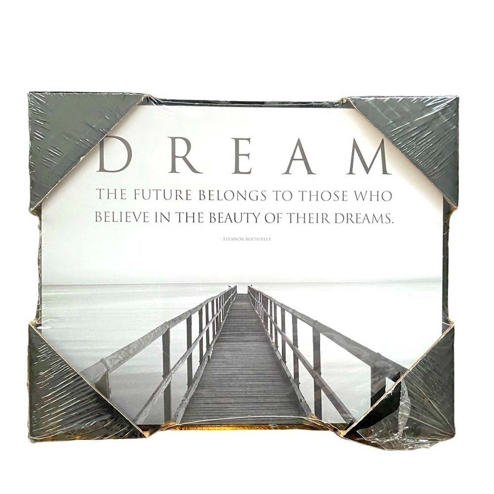 Inspirational Dream Wall Plaque 8x10